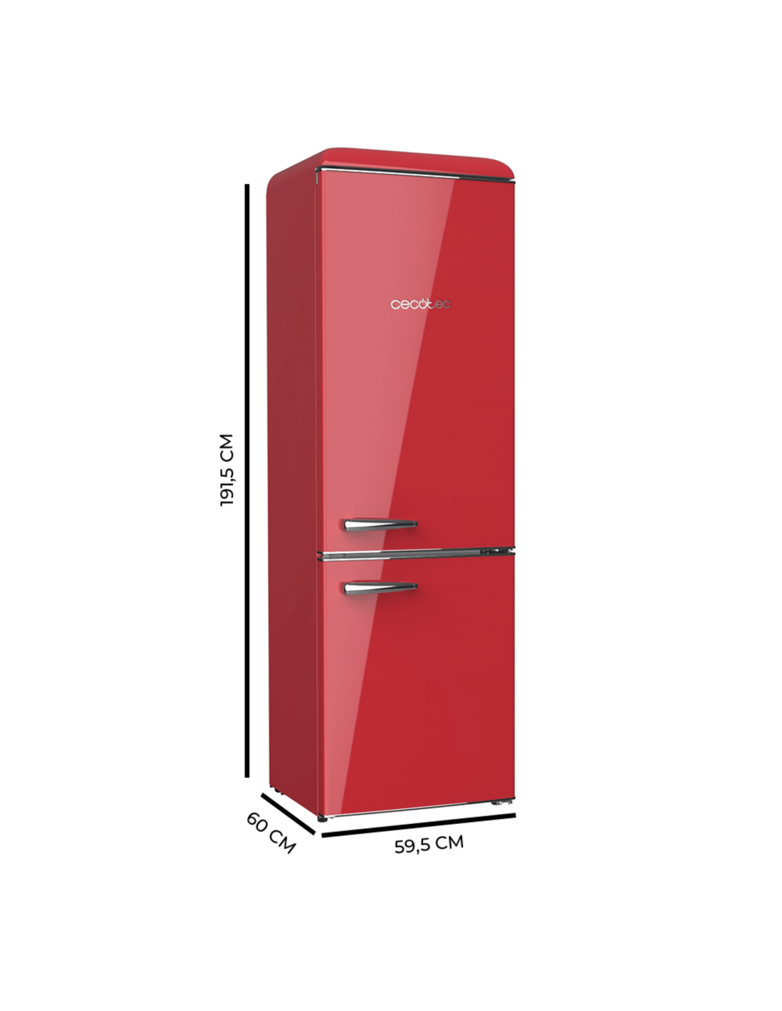 Frigorífico Bolero CoolMarket Combi Origin 300 Red E