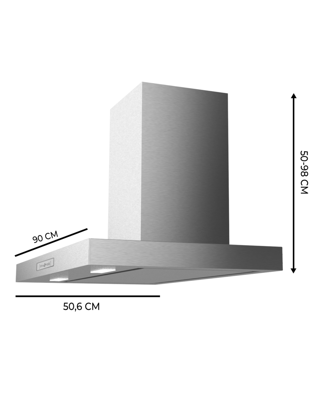 Flux TT 908000 Slim Glass White A++
