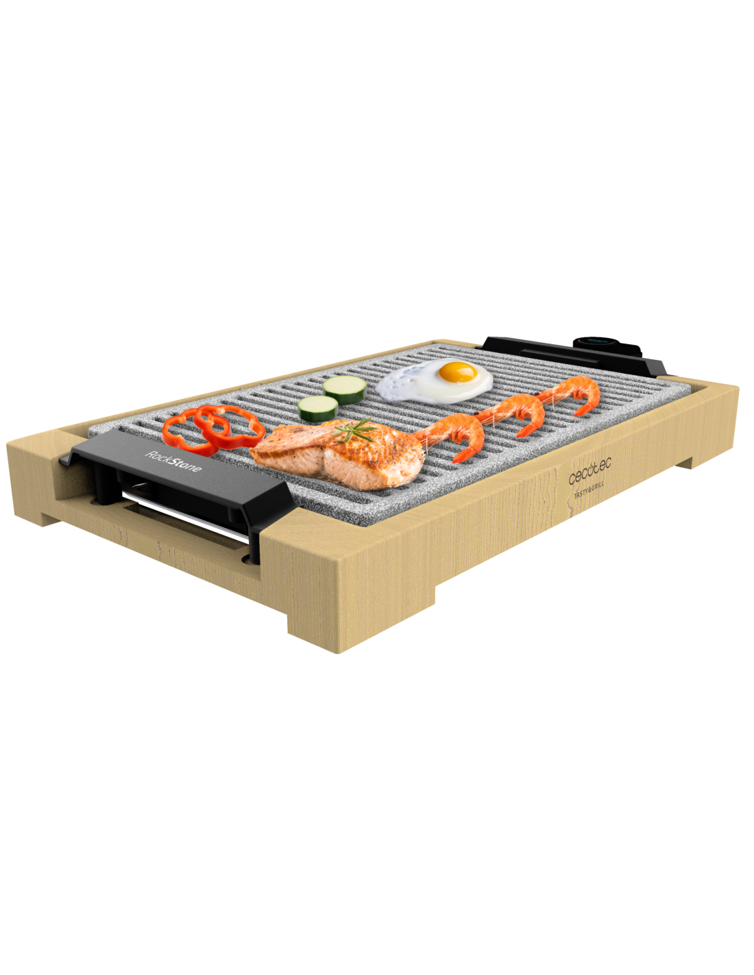 Plancha de cocina Tasty&Grill 2000 Bamboo LineStone