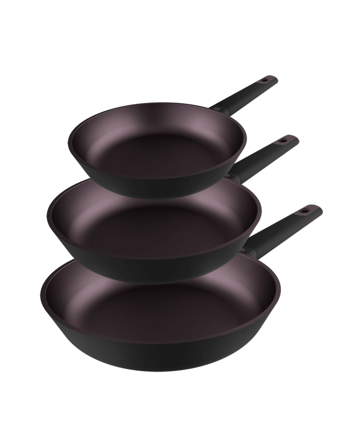 Set de sartenes polka experience 18-22-26 bucket set titan