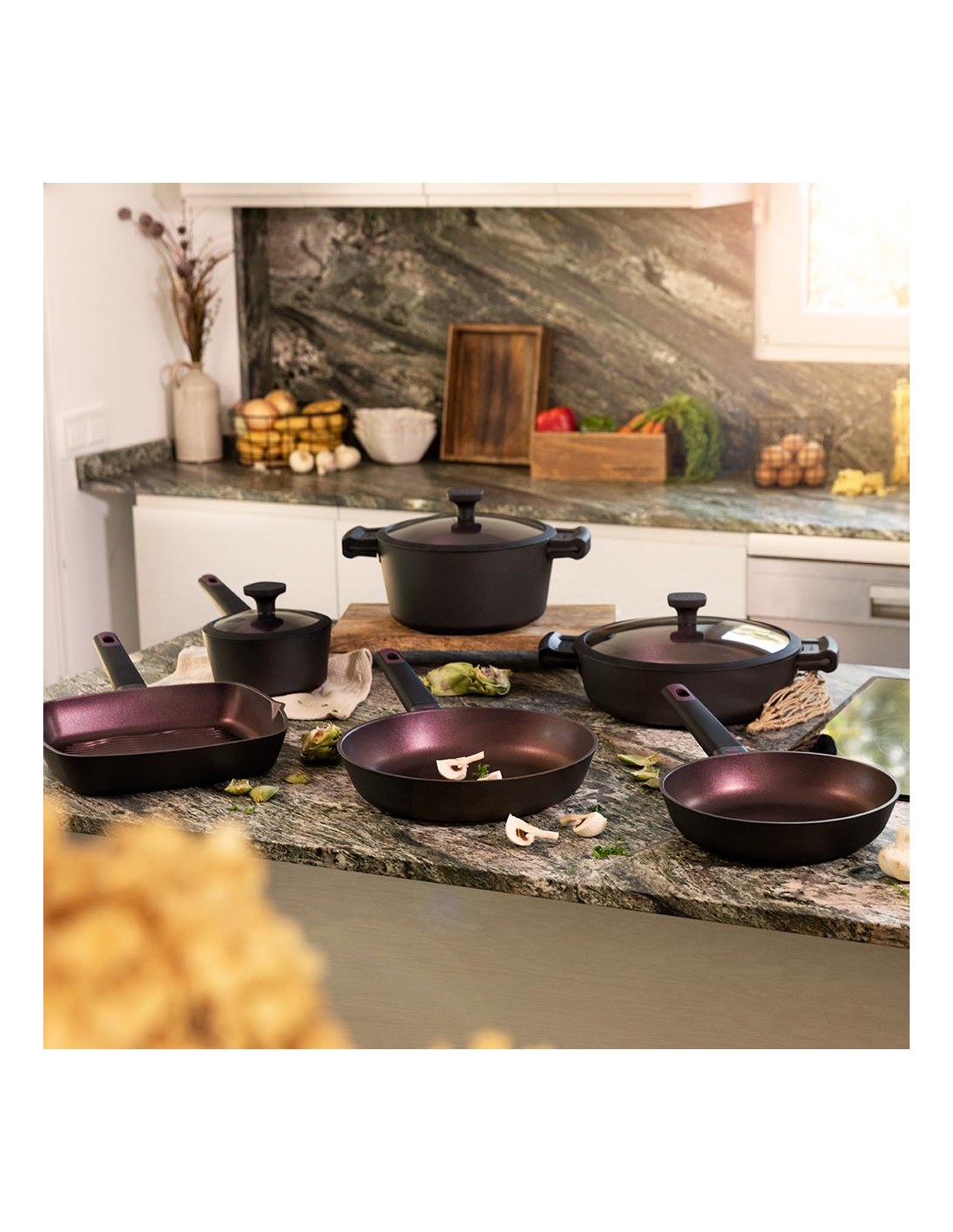 Set de sartenes polka experience 20-24 bucket set titan