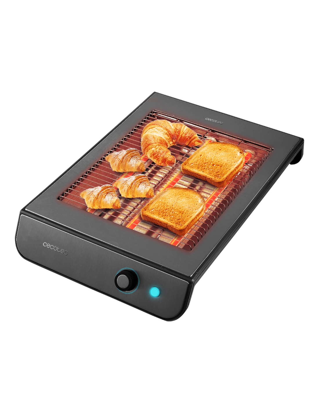Tostador plano Turbo EasyToast InoxDark