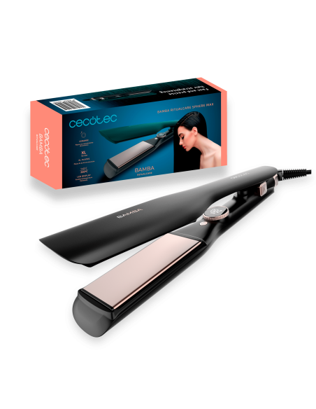 Plancha de pelo de placas anchas Bamba RitualCare Sphere Max