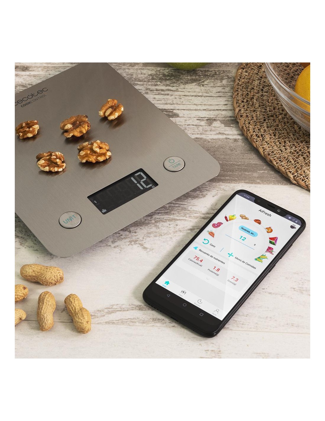 Báscula de cocina CookControl 10000 Connected