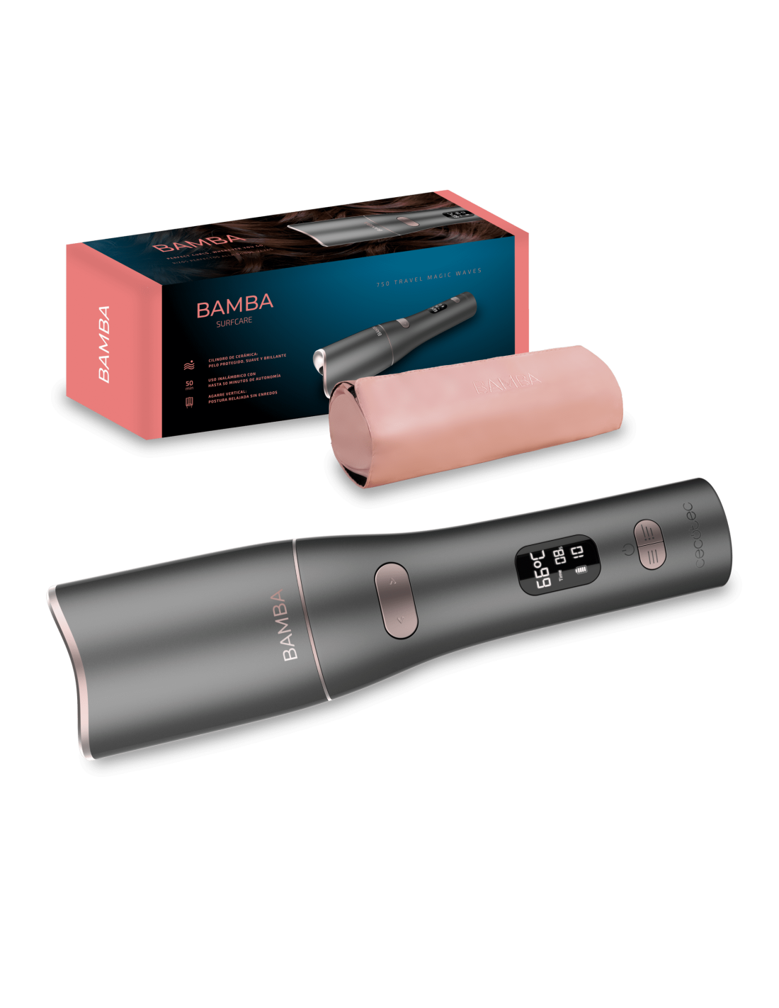 Rizador automático Bamba SurfCare 750 Travel Magic Waves