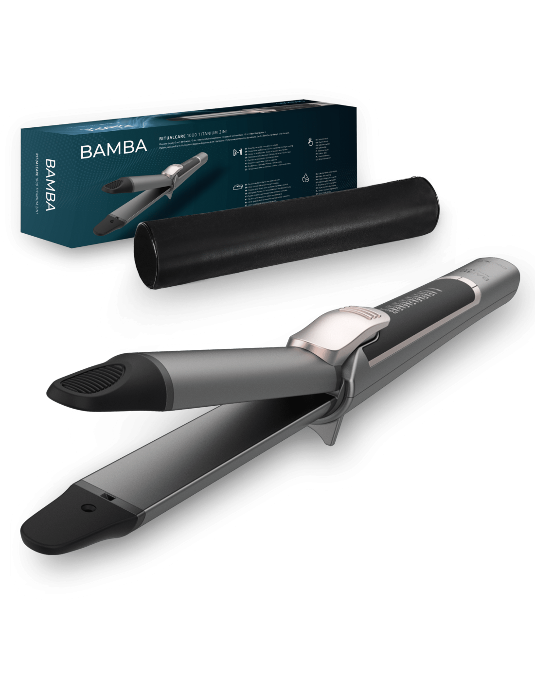 Plancha de pelo Bamba RitualCare 1000 Titanium 2in1