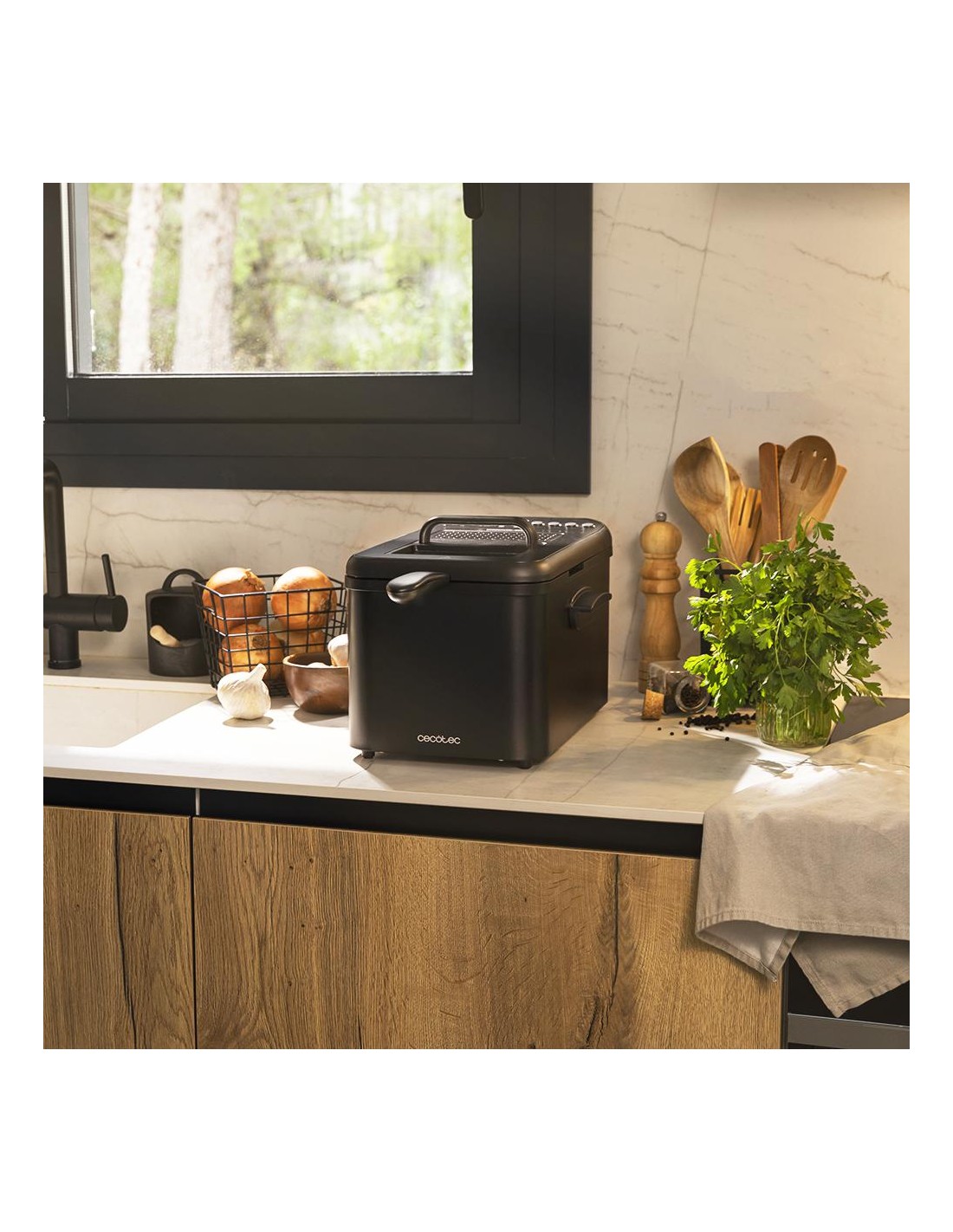 Freidora con aceite Cleanfry Luxury 4000 Black