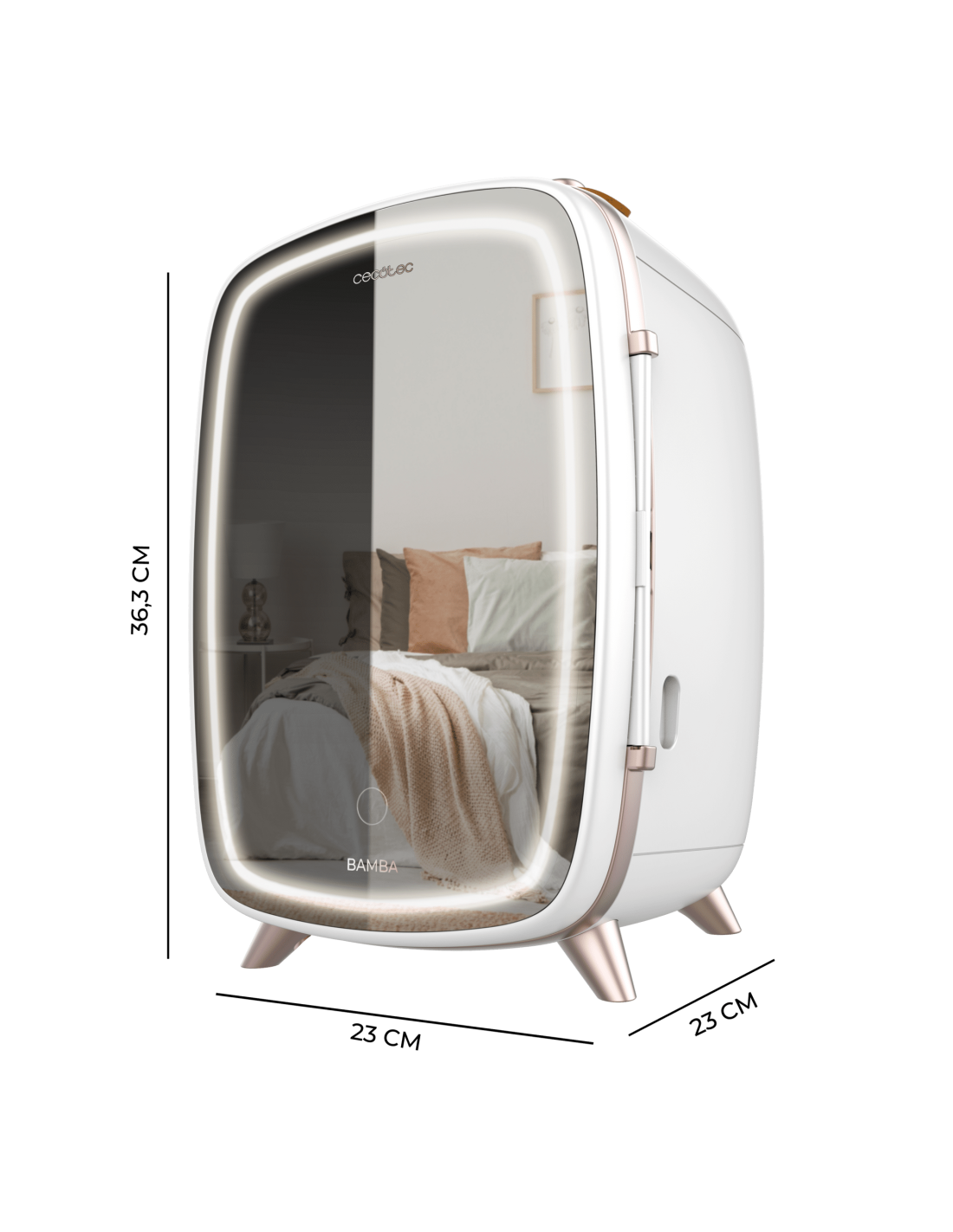 Nevera de cosméticos Bamba CoolingBeauty 6000 Mirror