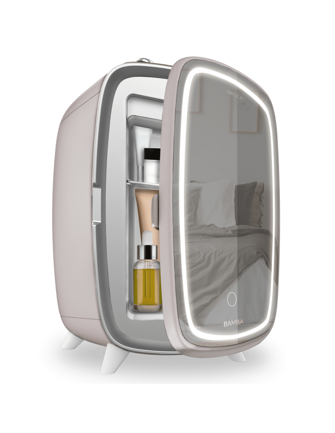 Nevera de cosméticos Bamba CoolingBeauty 6000 Mirror Rose