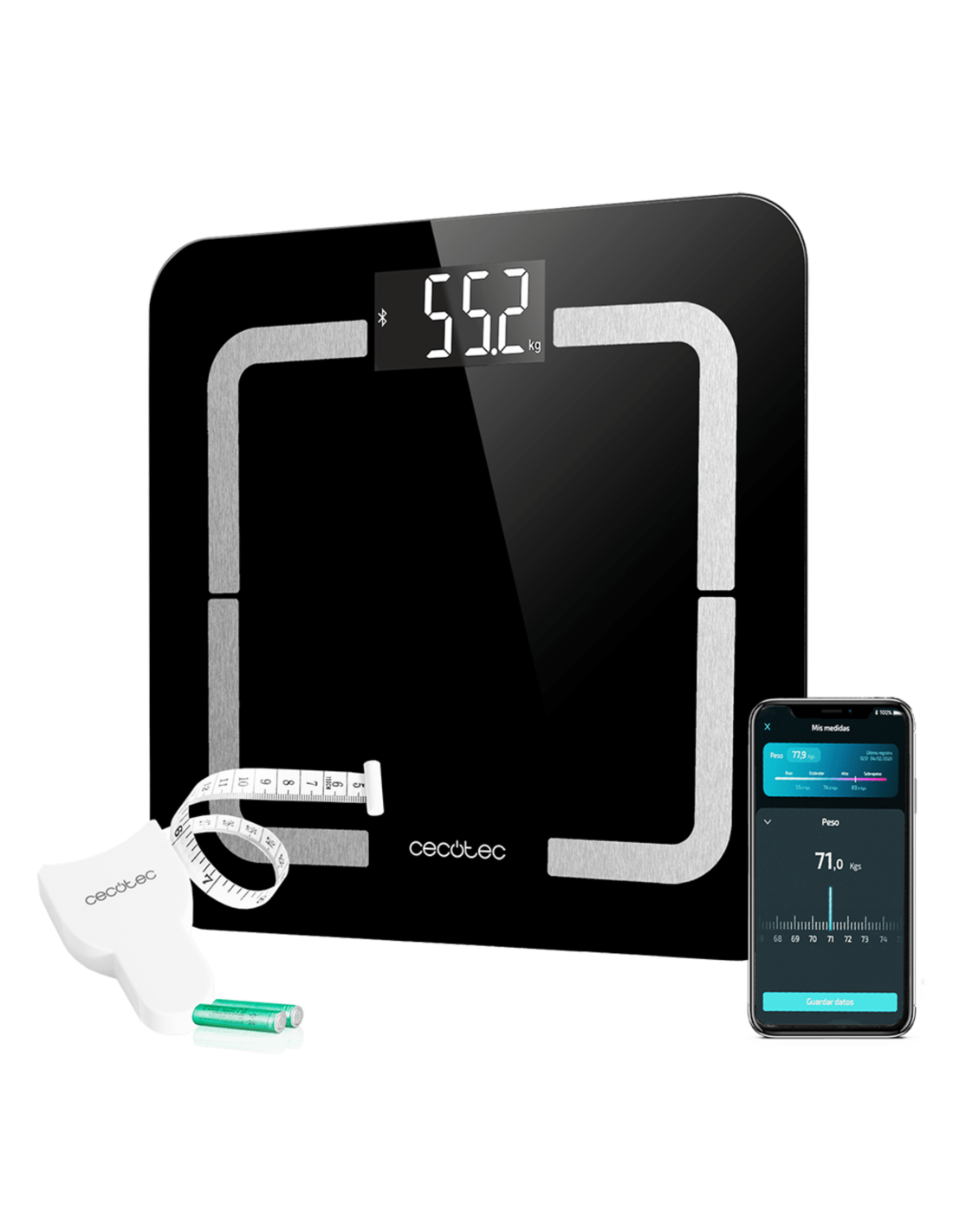 Bàscula de ba–o Surface Precision Smart Healthy