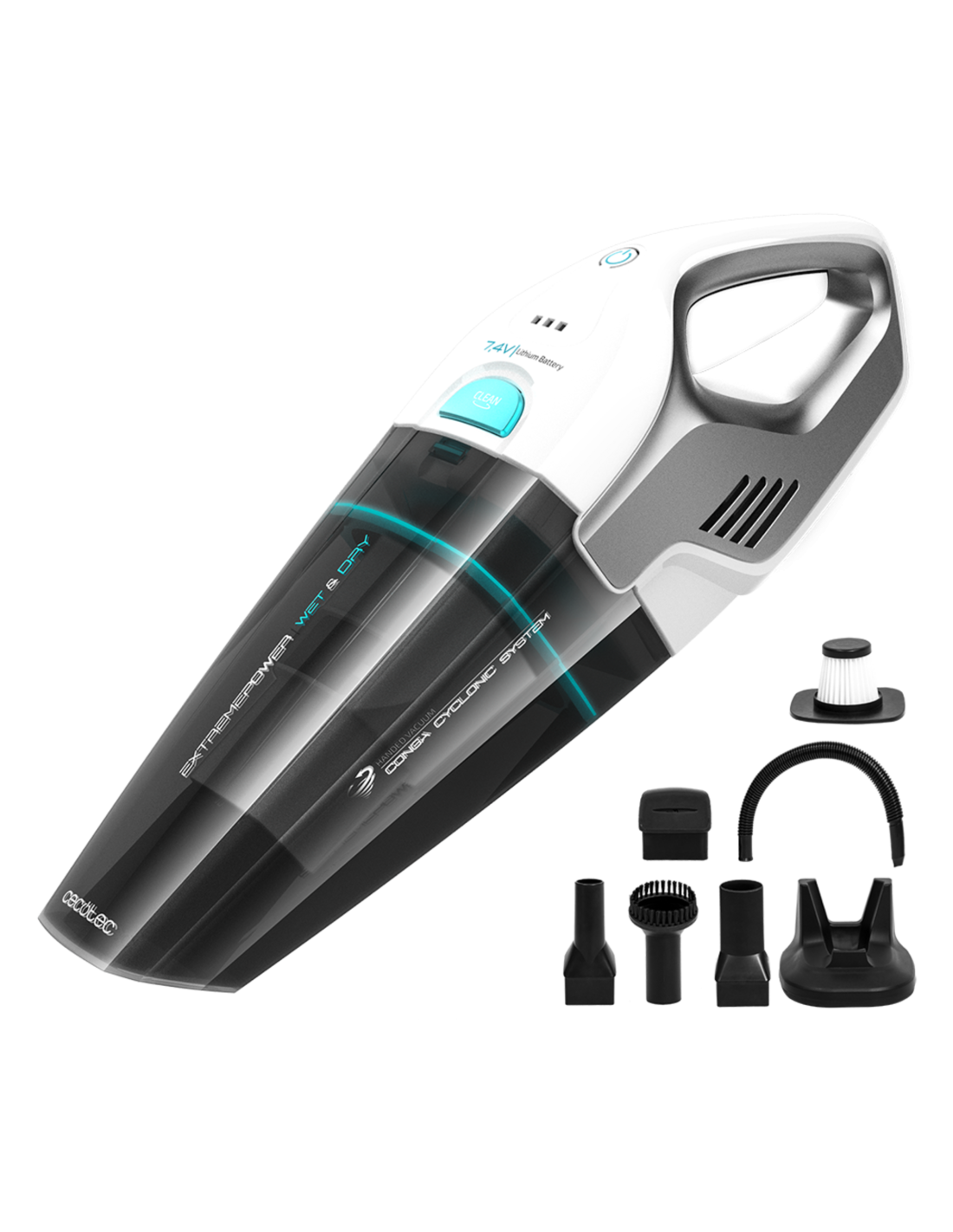 Aspirador de mano conga immortal extremesuction 7,4 v hand