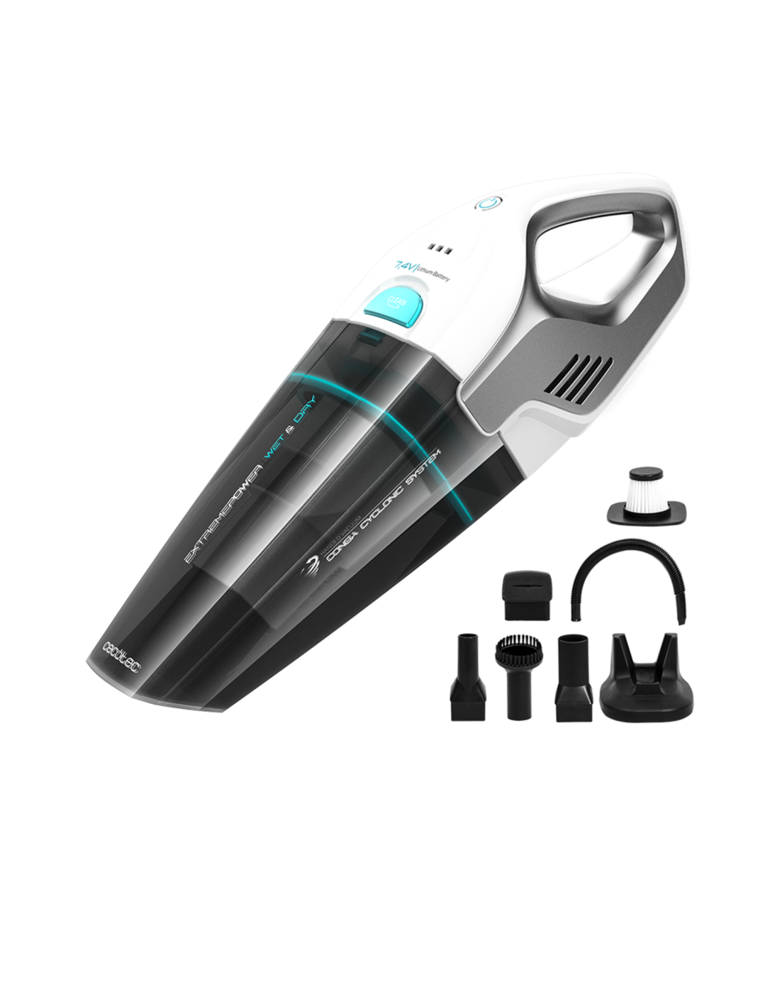 Aspirador de mano conga immortal extremesuction 7,4 v hand