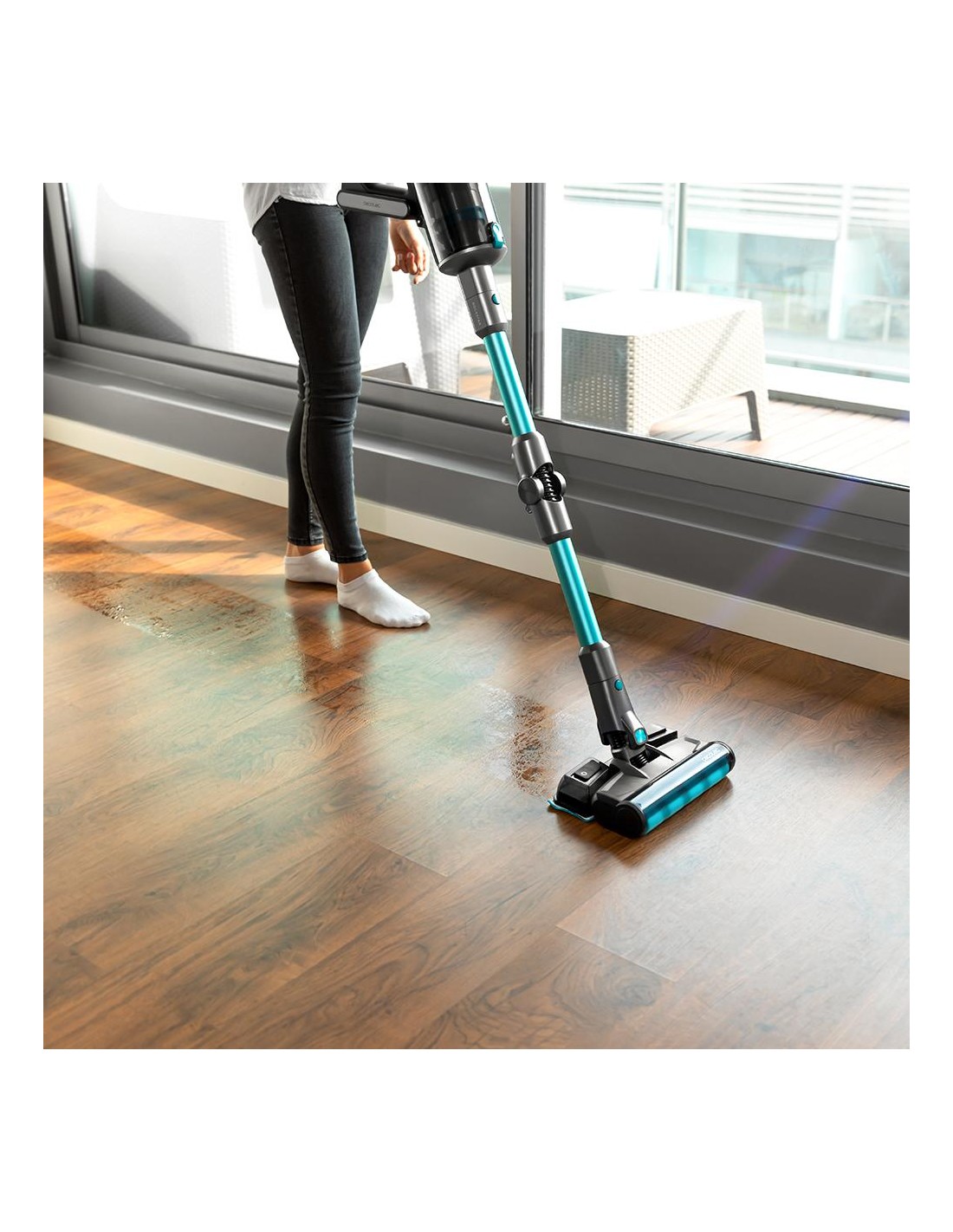 Aspirador vertical digital Conga Rockstar 1700 Titanium ErgoWet
