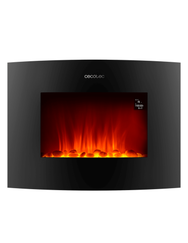 Ready Warm 2250 Curved Flames Connected