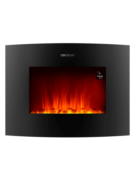 Ready Warm 2250 Curved Flames Connected