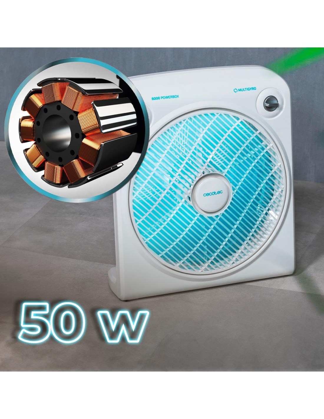 Ventilador de suelo EnergySilence 6000 PowerBox
