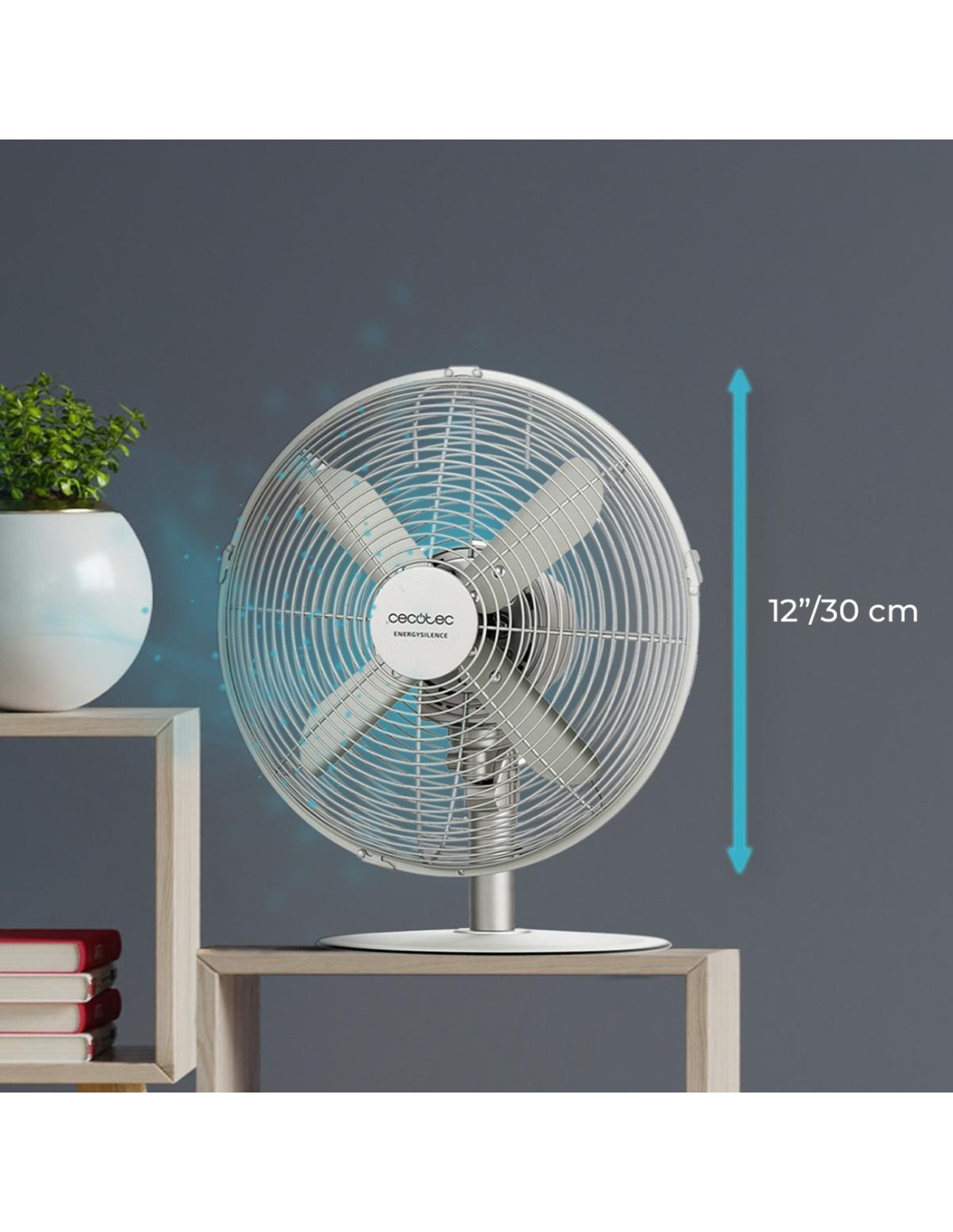 Ventilador de sobremesa EnergySilence 610 SteelDesk