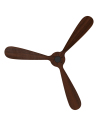 Ventilador de techo EnergySilence Aero 5500 Black Aqua Connected