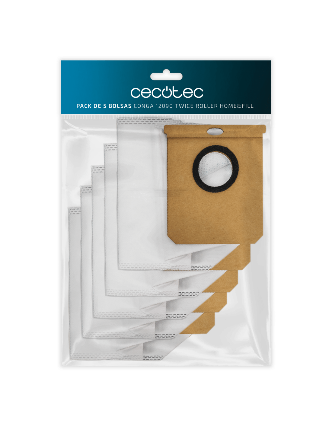 Pack de 5 Bolsas para Conga 12090 / 14090 Twice Roller Home&Fill