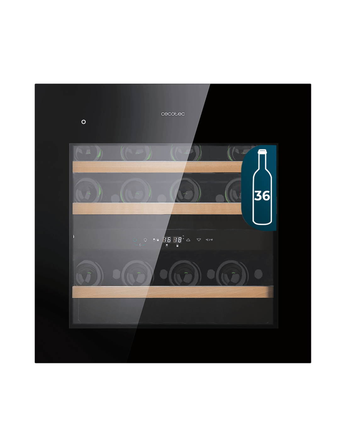GrandSommelier Duo 36000 Touch Black Compressor
