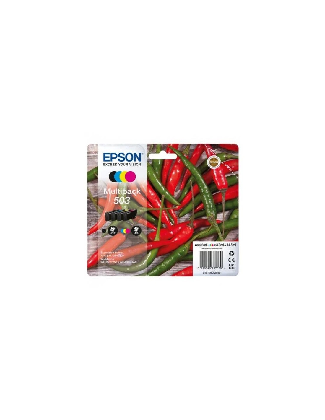 TINTA EPSON C13T26704010 MULTIPACK T267