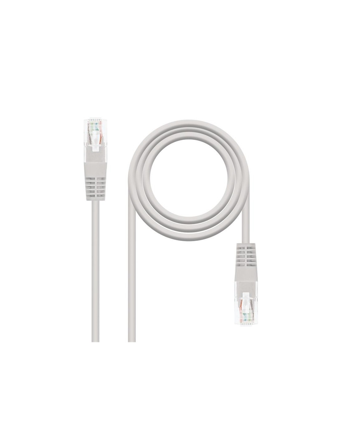 CABLE DE RED CAT.6 UTP 1M NANOCABLE BLACK
