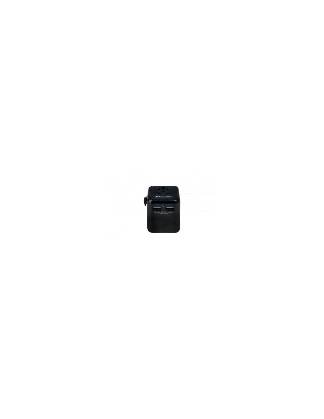 Verbatim 49543 adaptador de enchufe eléctrico Universal Negro