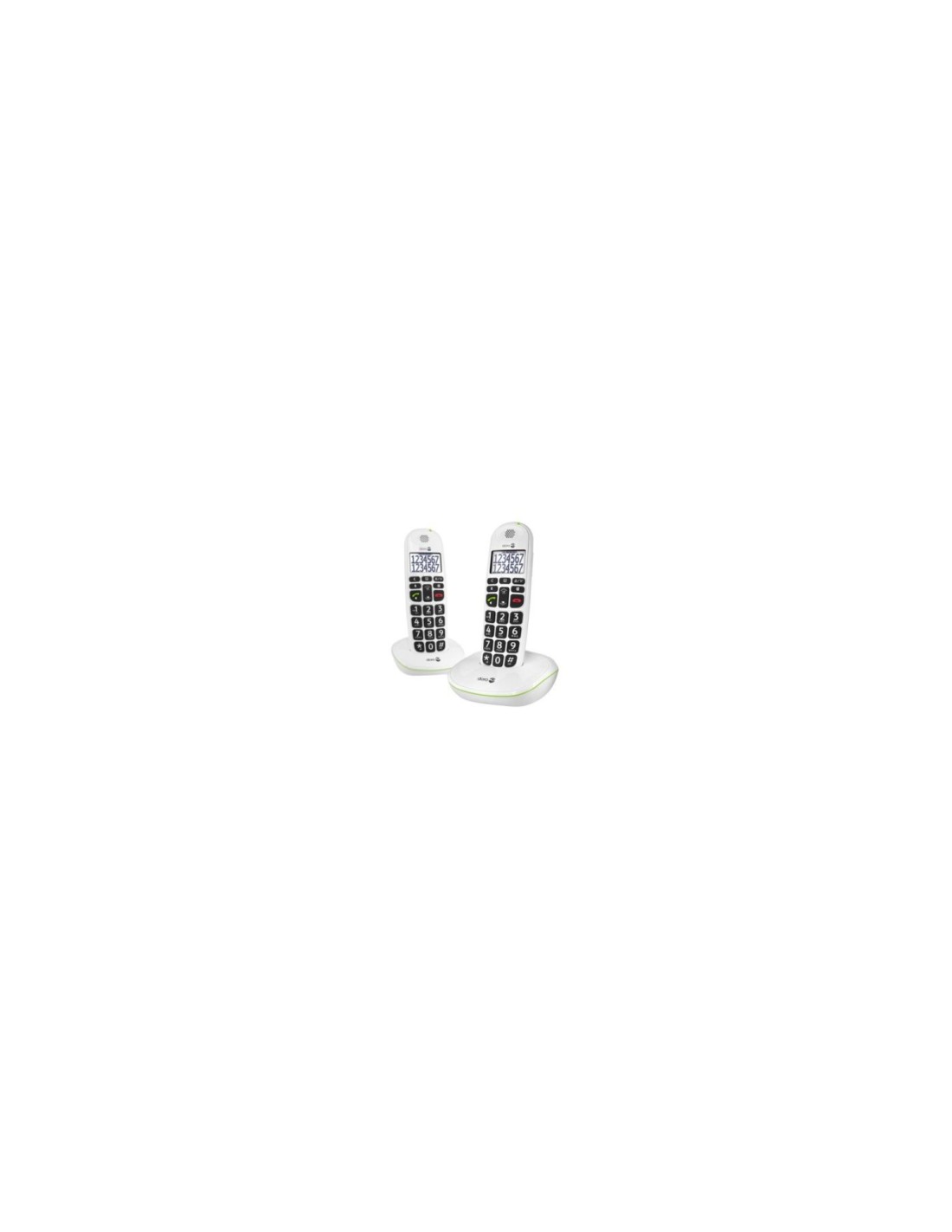 Telefono Doro dect PhoneEasy 110 inalambrico Identificador de llamadas blanco TDDOE110DW