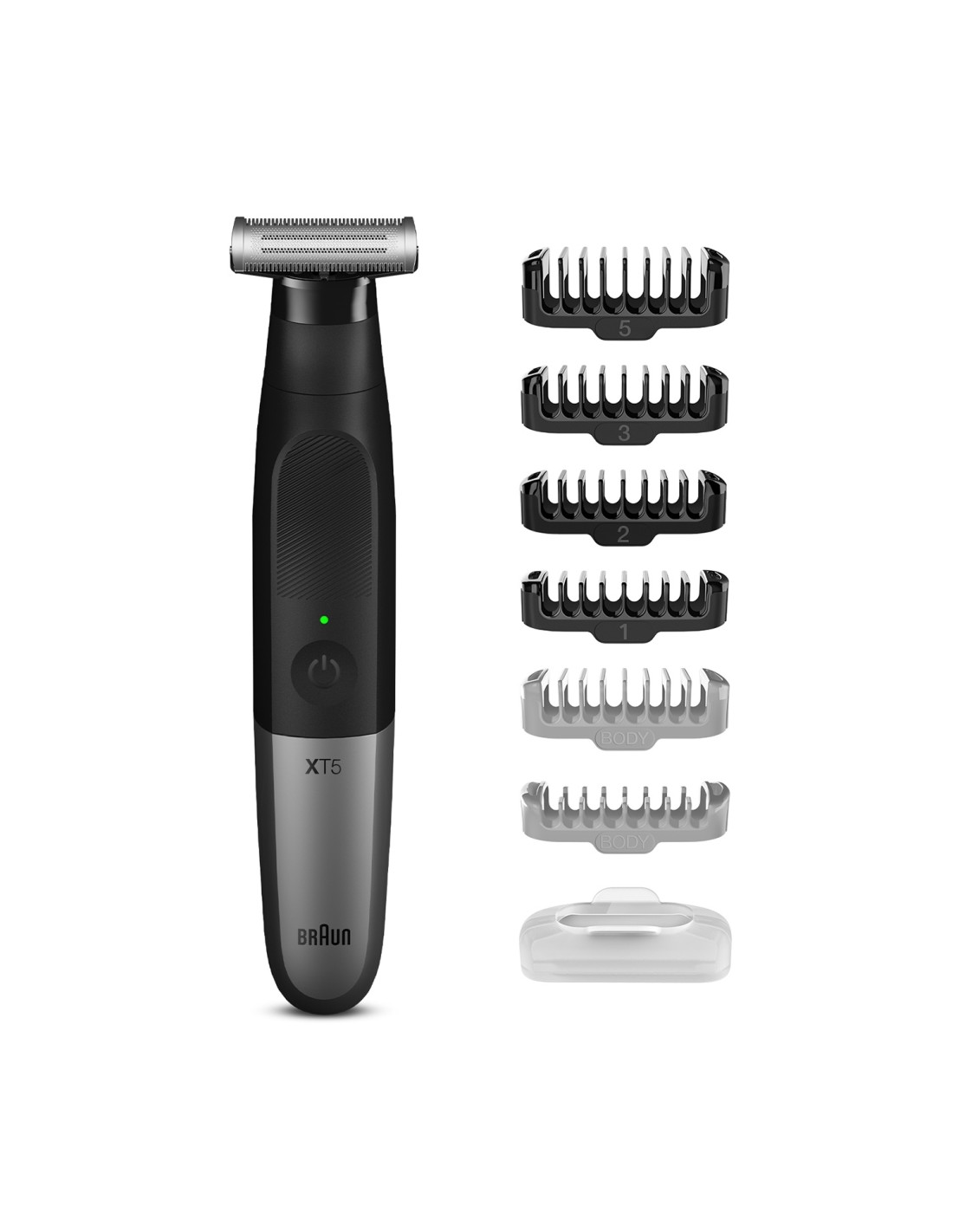 Braun Series X XT5200 Máquina de afeitar de láminas Recortadora Negro, Metálico