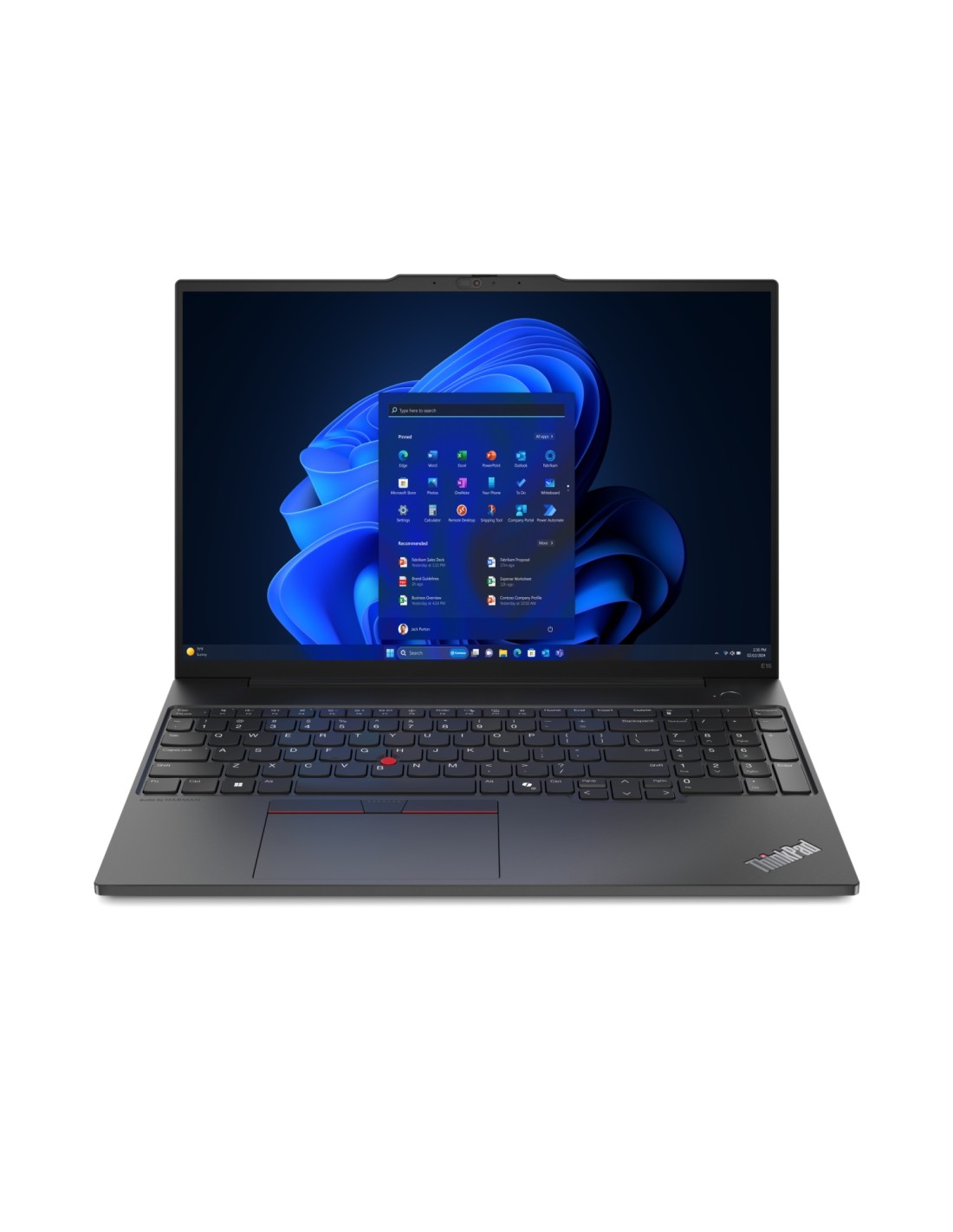 Lenovo ThinkPad E16 Gen 2 (AMD) AMD Ryzen? 5 7535HS Portátil 40,6 cm (16") WUXGA 16 GB DDR5-SDRAM 512 GB SSD Wi-Fi 6E (802.11ax)
