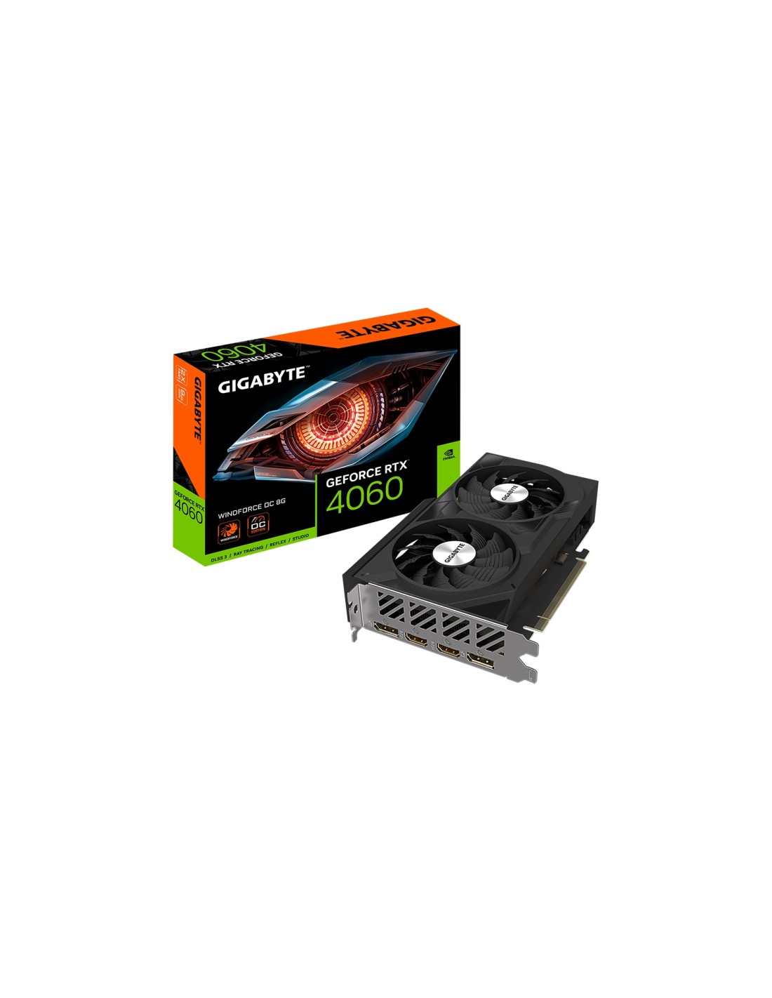 Gigabyte GeForce RTX 4060 WINDFORCE OC 8G NVIDIA 8 GB GDDR6