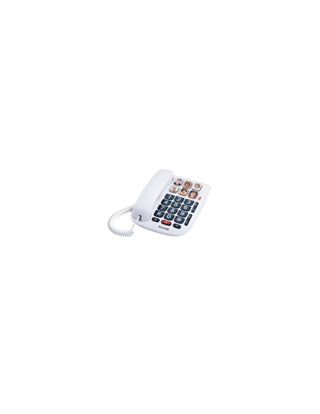 TELEFONO ALCATEL CON CABLE TMAX10 BLANCO ATL1416459