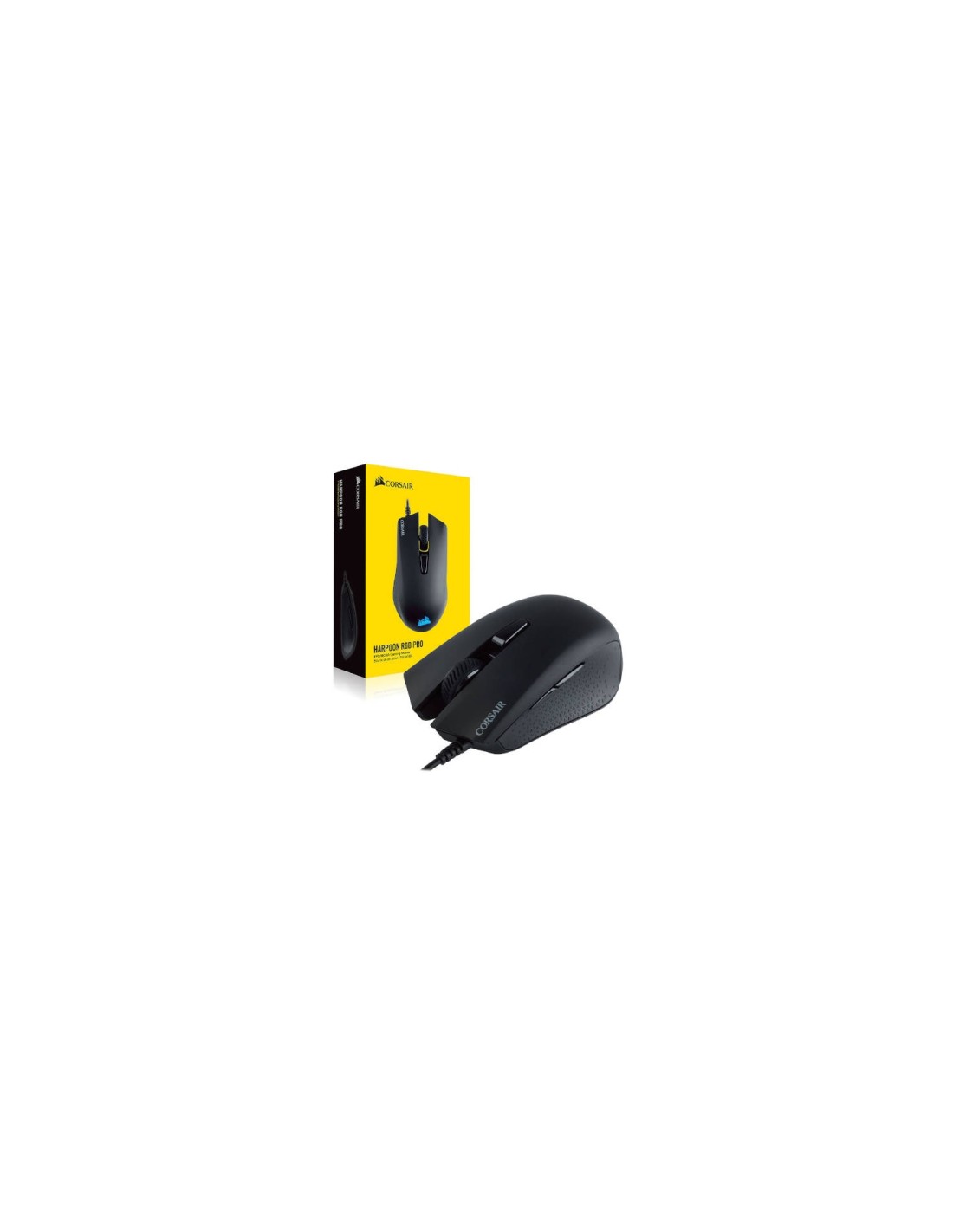 RATON CORSAIR HARPOON RGB PRO 12000DPI OPTICAL NEGRO GAMING CH-9301111-EU