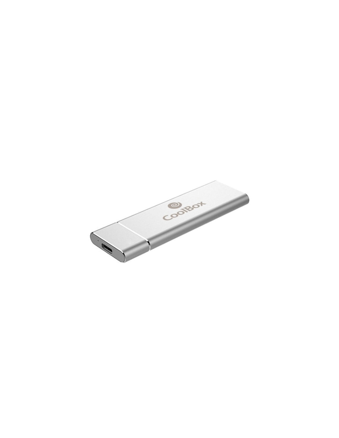 CAJA DISCO M.2 SSD COOLBOX MINICHASE N31 USB 3.1 PLATA COO-MCM-NVME