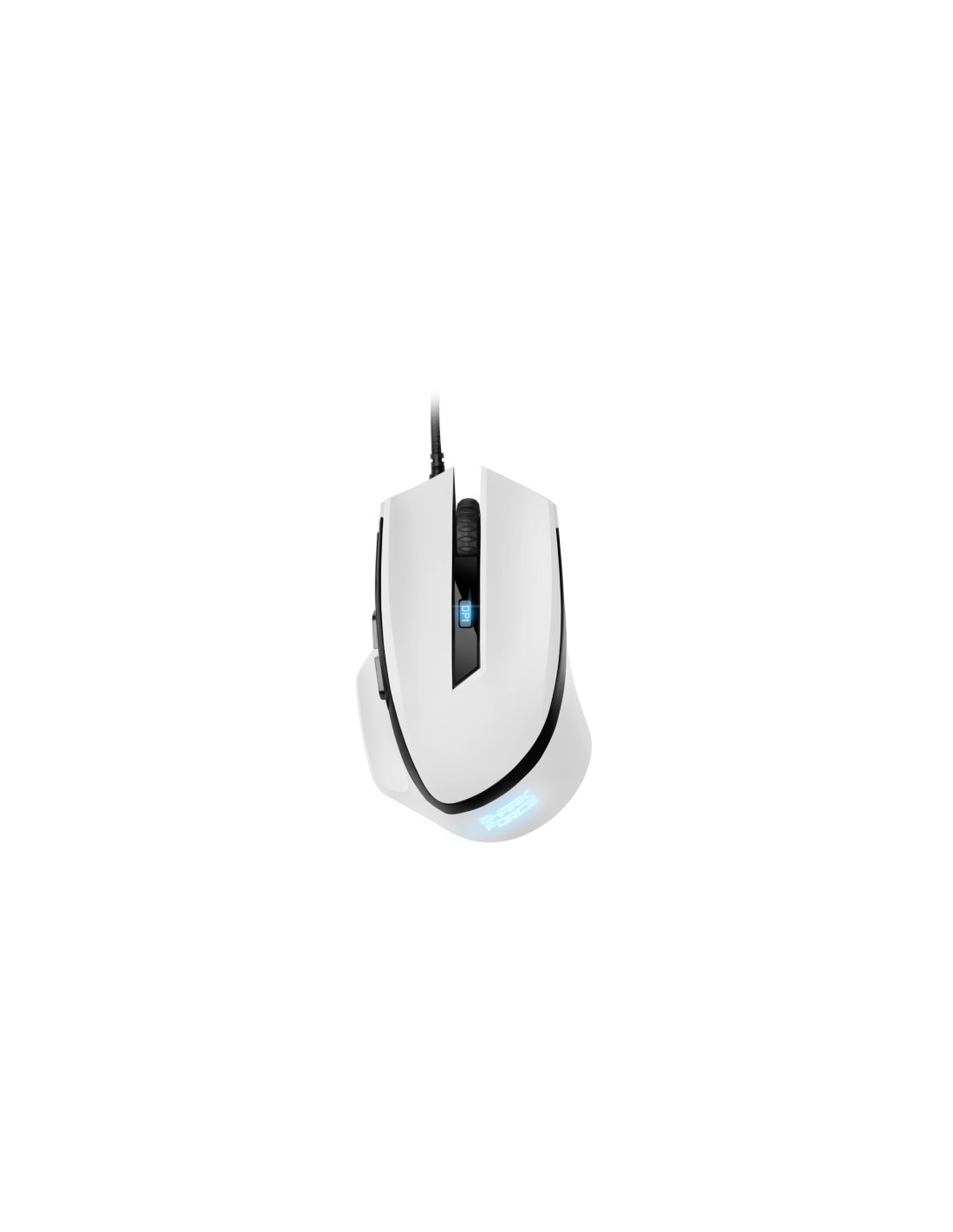 Ratón Sharkoon SHARK Force II mano derecha USB tipo A Í?ptico 4200 DPI Blanco