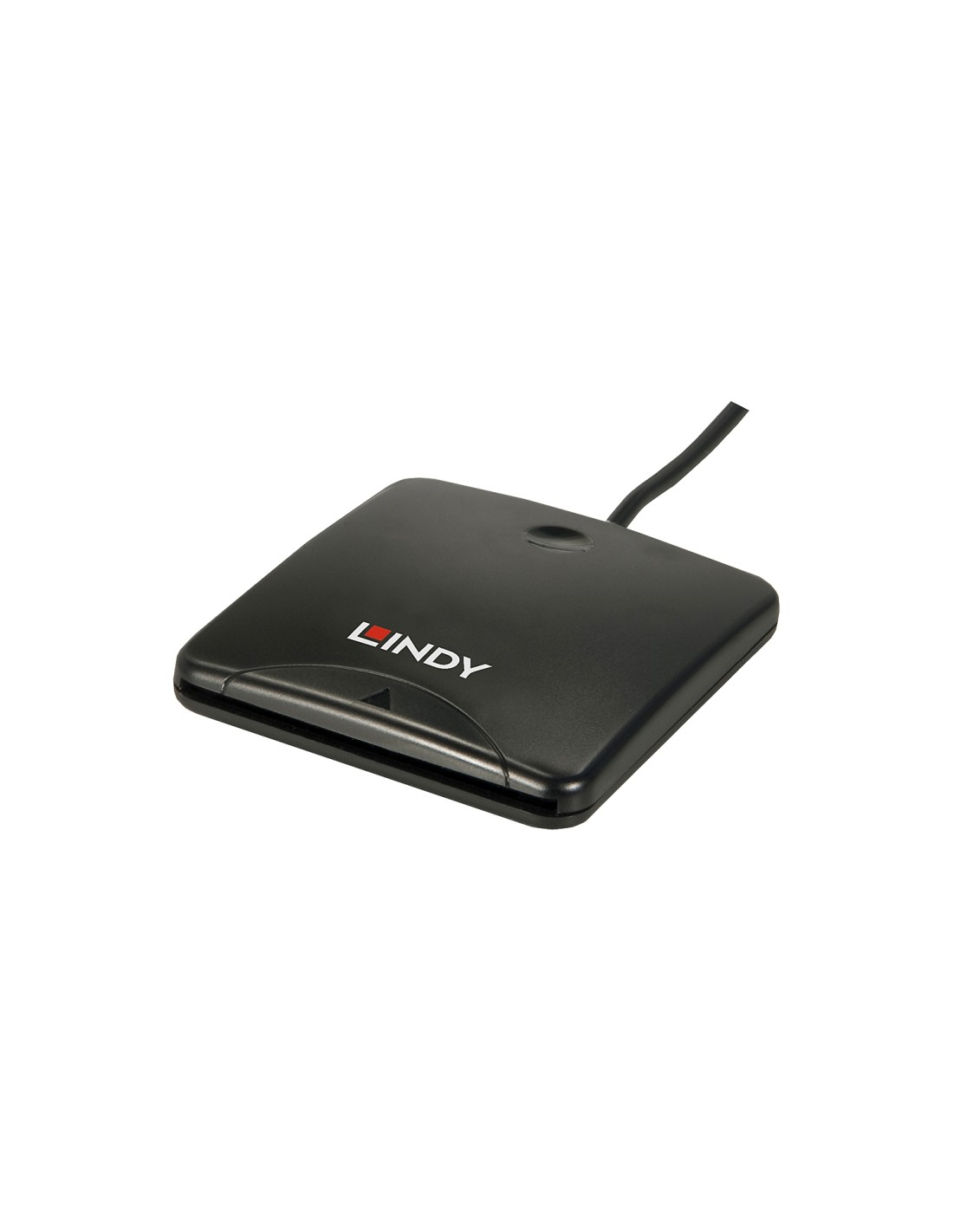 Lindy 42768 lector de tarjeta magnética Negro USB