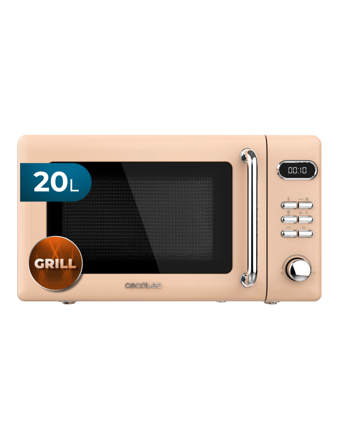 Microondas 20l con grill ProClean 5110 Retro Beige