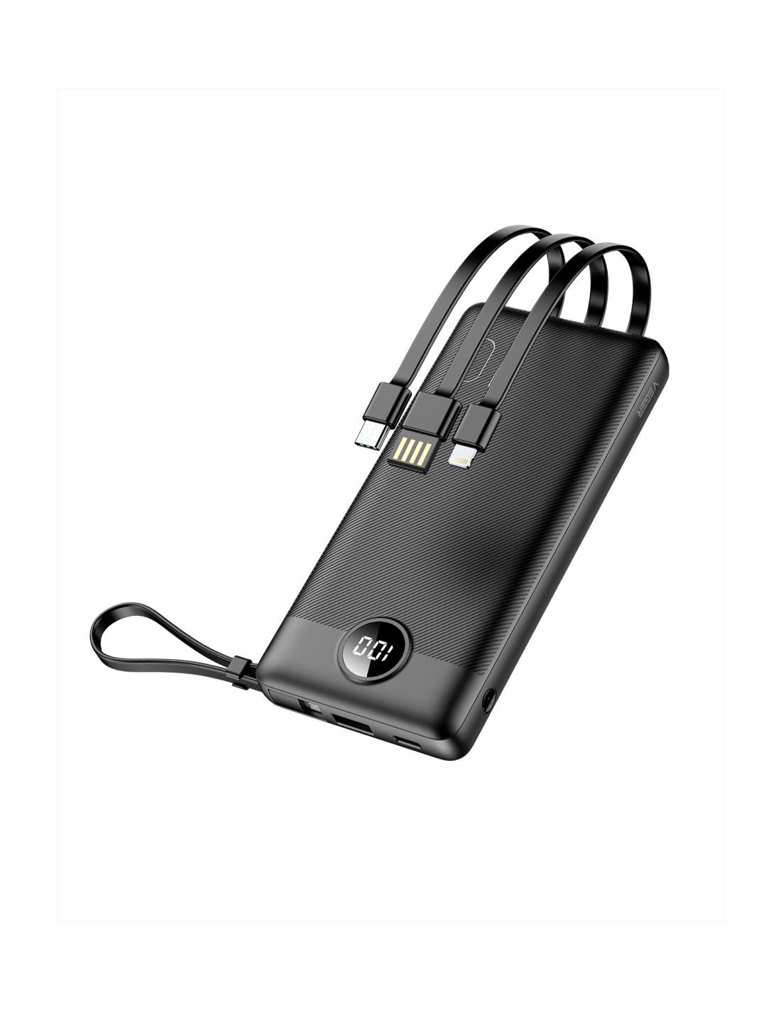 VEGER C10 VG-W1116 PowerBank 10000mAh with cables bulit-in