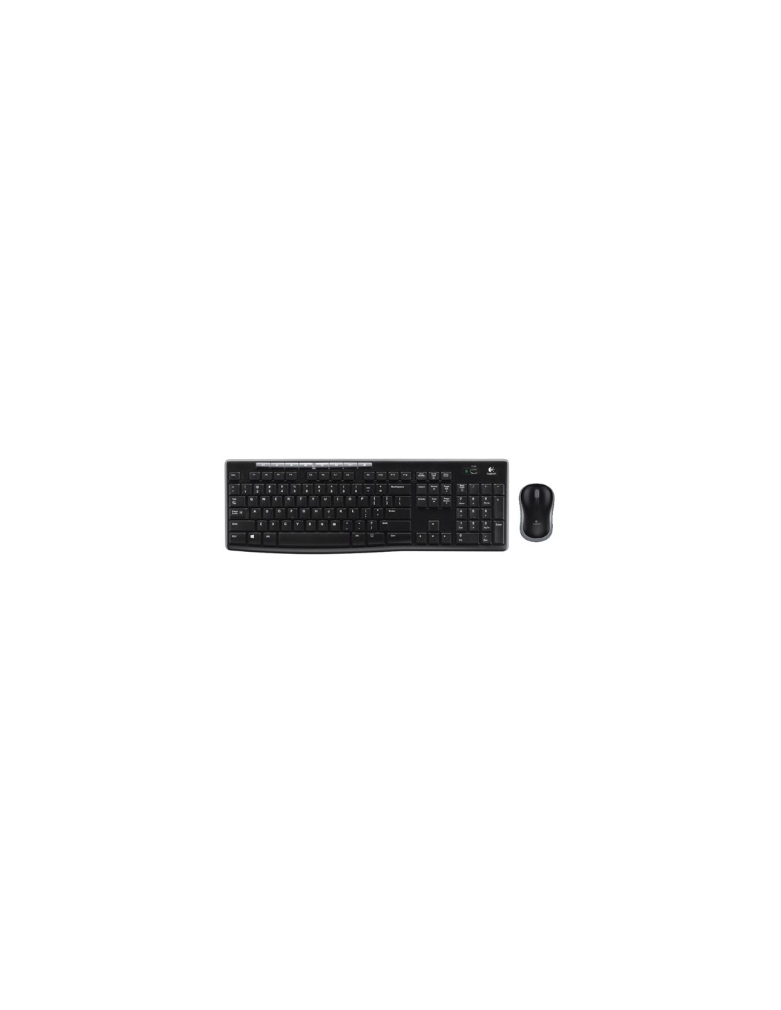 Logitech Wireless Combo MK270 teclado Ratón incluido RF inalámbrico QWERTZ Húngaro Negro