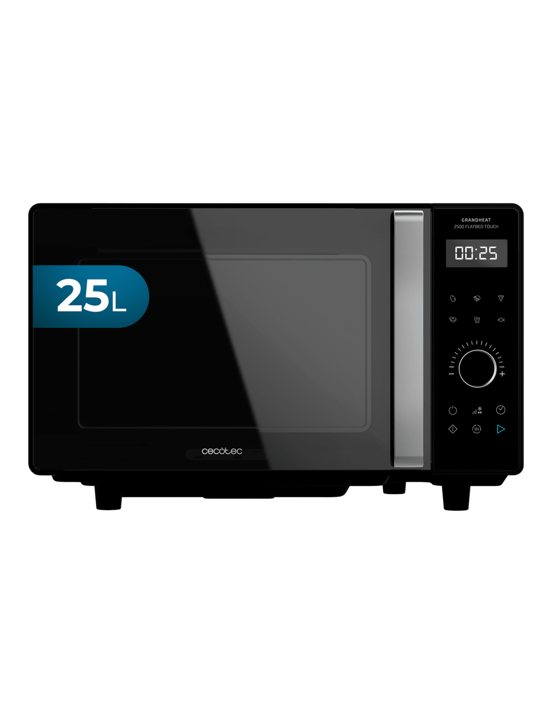 Microondas sin plato GrandHeat 2500 Flatbed Touch Black