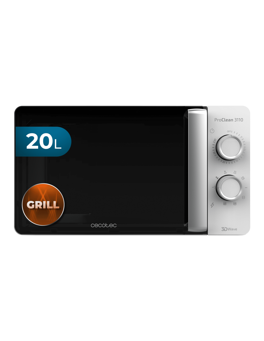 microondas 20l con grill Pro Clean 3110