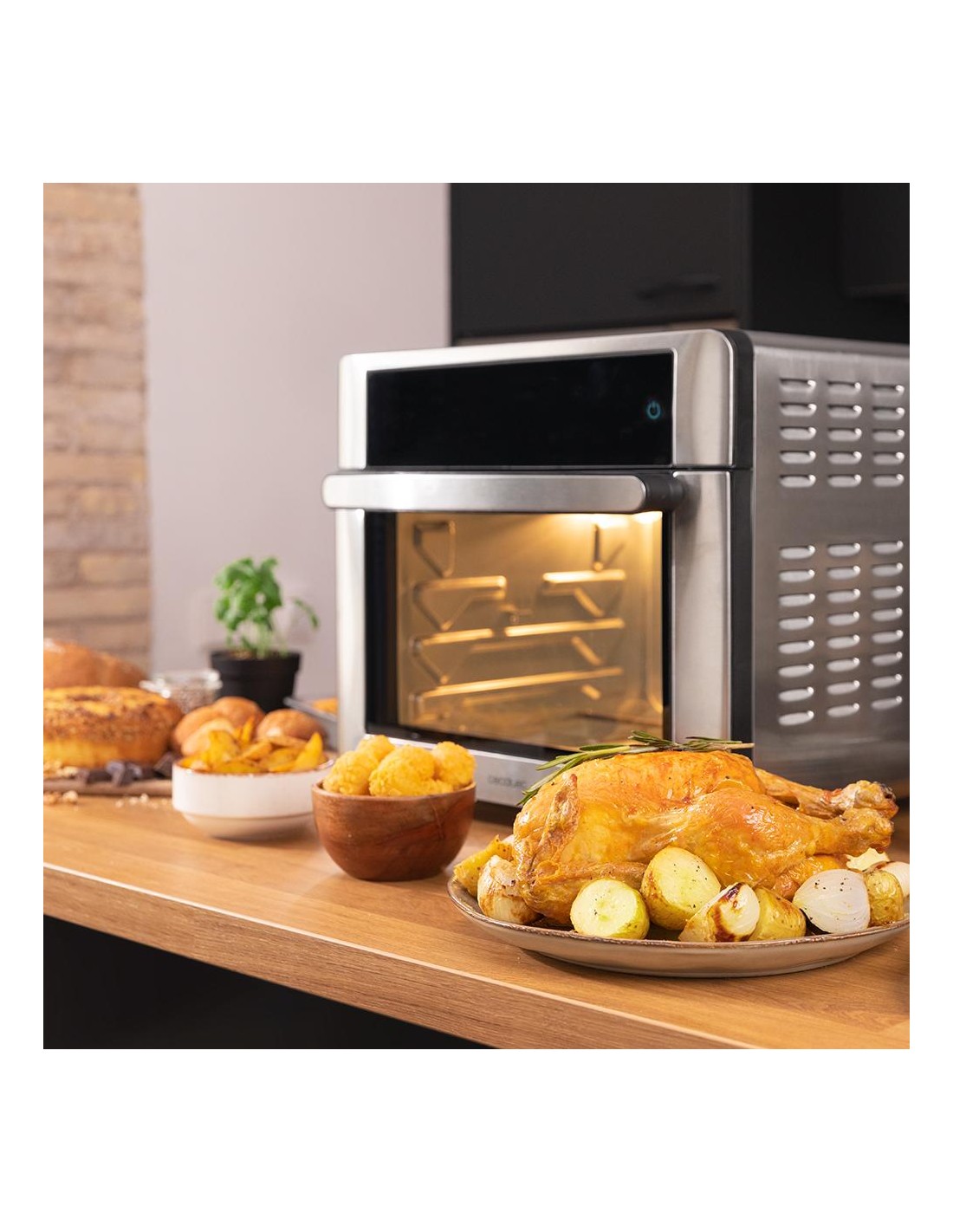 Horno Freidora Bake&Fry 3000 Touch Steel