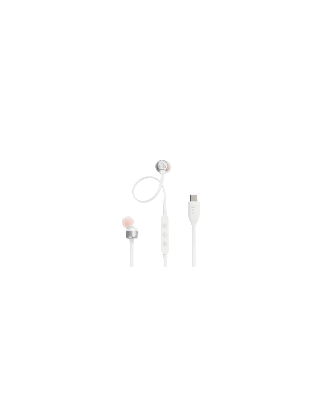 JBL Tune 310C Auriculares Alámbrico Dentro de oído Llamadas/Música USB Tipo C Blanco