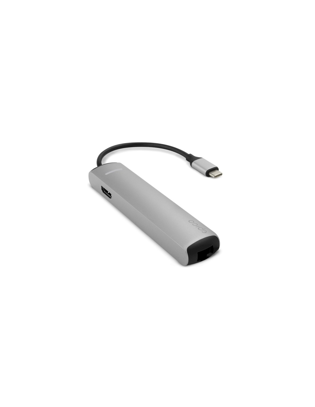 Epico 9915112100019 base para portátil y replicador de puertos USB 3.2 Gen 1 (3.1 Gen 1) Type-C Negro, Plata