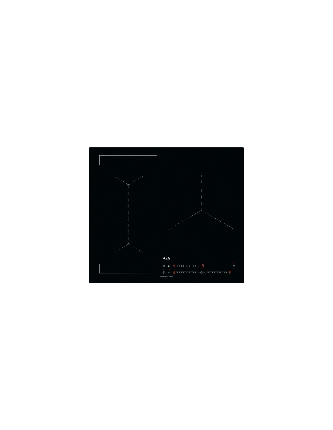 AEG IAE63421CB Negro Integrado 59 cm Con placa de inducción 3 zona(s)