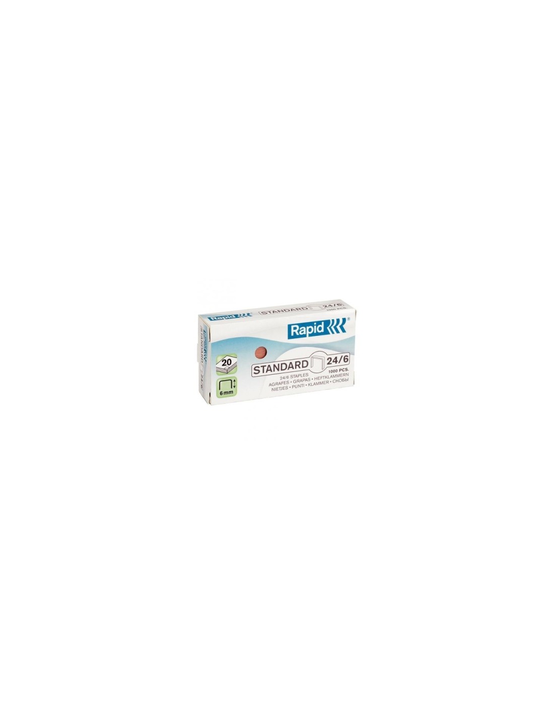 GRAPAS RAPID ESSELTE 1000 UNIDADES 24 6 COBREADAS 24855700