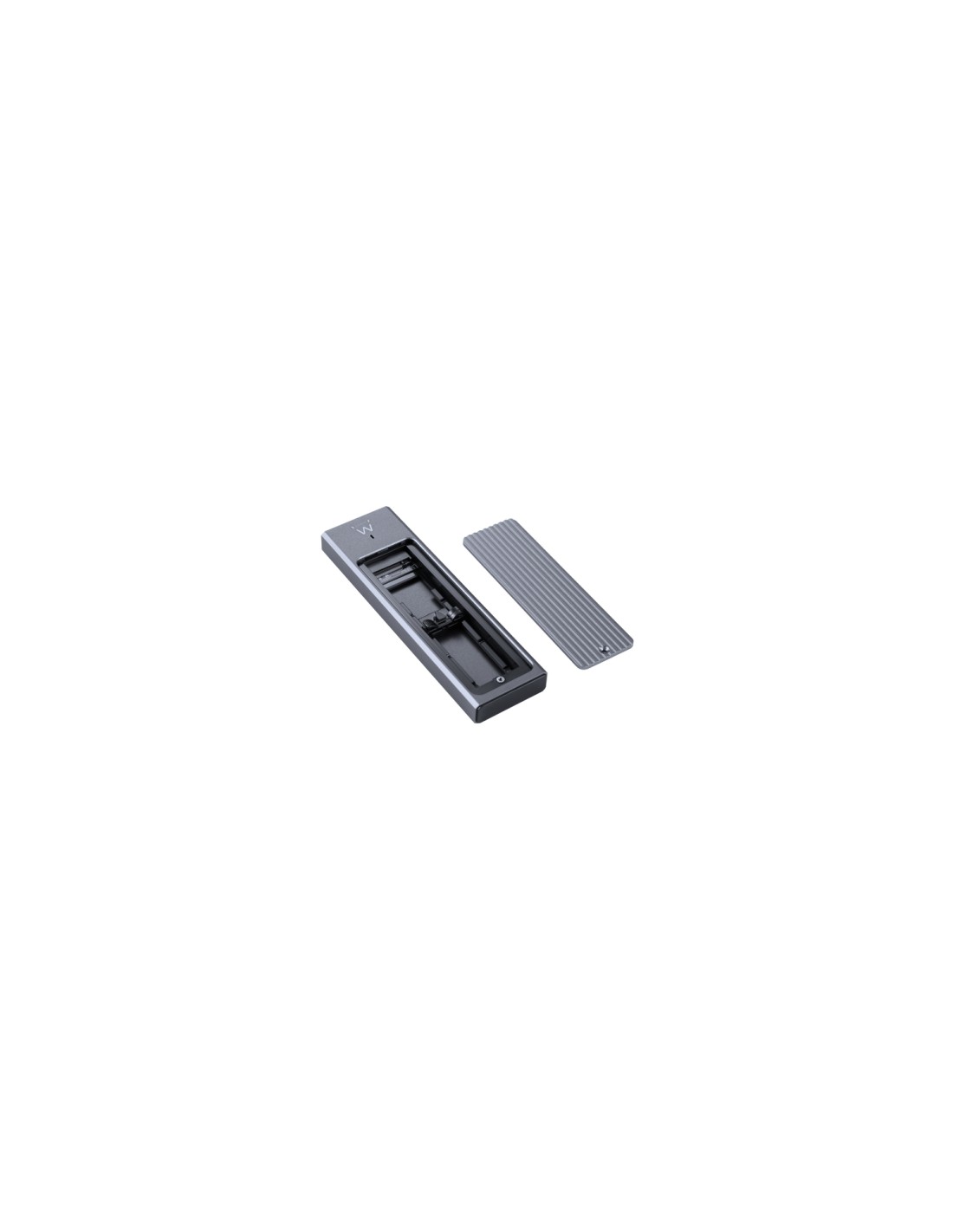 Ewent EW7022 caja para disco duro externo Caja externa para unidad de estado sólido (SSD) Gris M.2