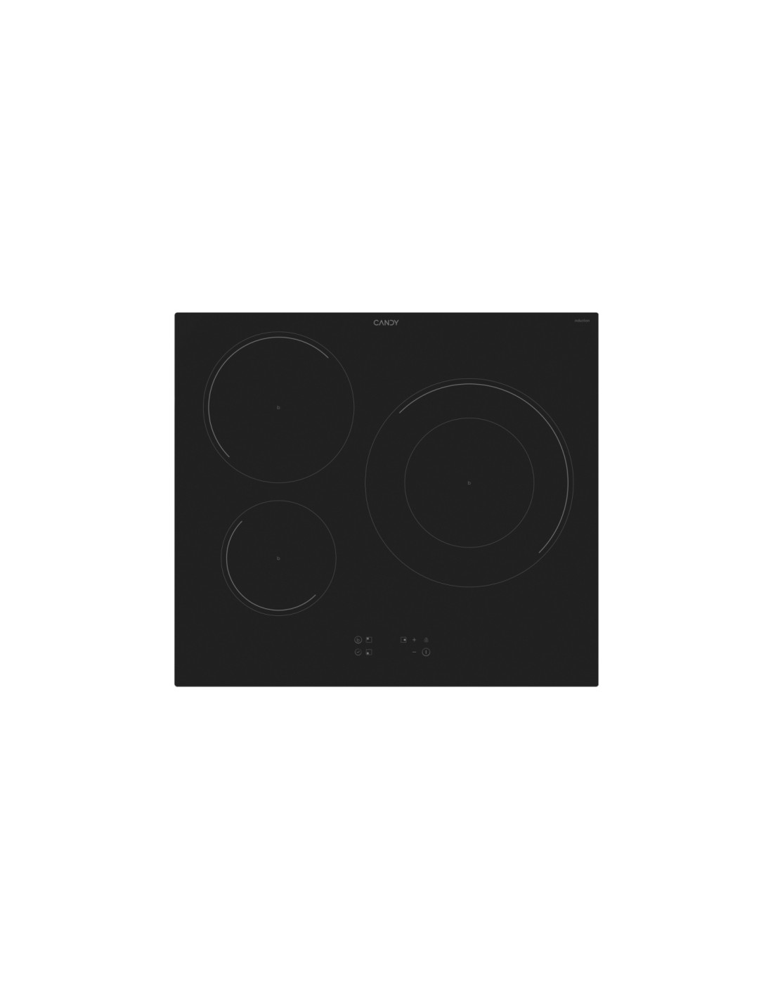 Candy Comfort CI633C/E14U Negro Integrado 59 cm Con placa de inducción 3 zona(s)