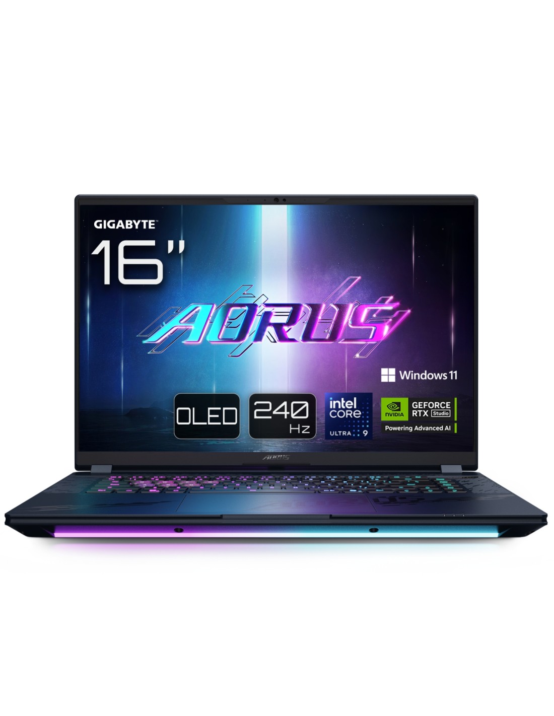GIGABYTE AORUS MASTER 16 BZHC6PTE64SP ordenador portatil Intel Core Ultra 9 275HX Portátil 40,6 cm (16") WQXGA 32 GB DDR5-SDRAM 