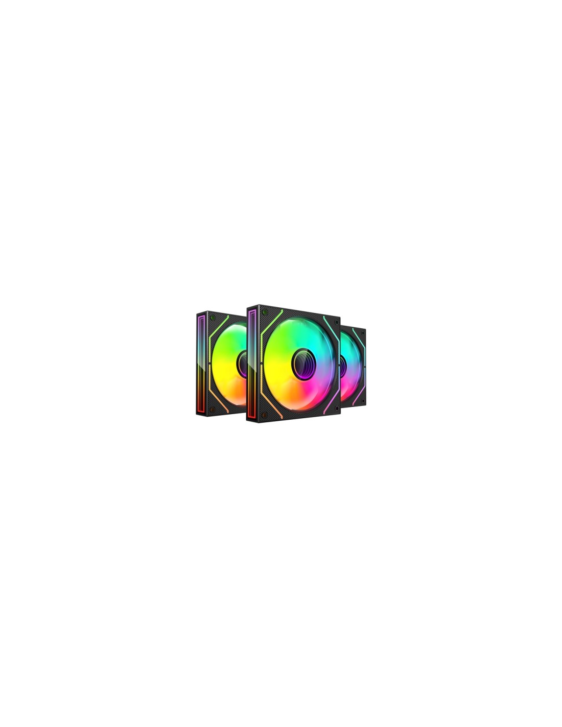 Mars Gaming MF3DPROKIT sistema de refrigeración para ordenador Carcasa del ordenador Ventilador 12 cm Negro
